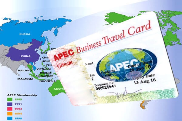 thẻ apec - APEC CARD COUNTRIES