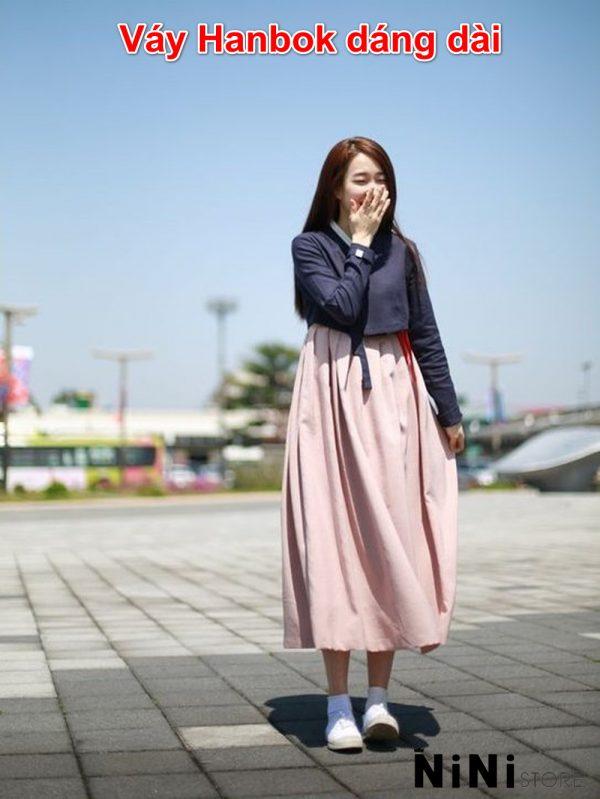 Váy Hanbok CÁCH TÂN dáng dài
