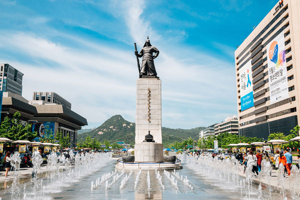 CẢNH ĐẸP SEOUL HÀN QUỐC - Quảng trường Gwanghwamun
