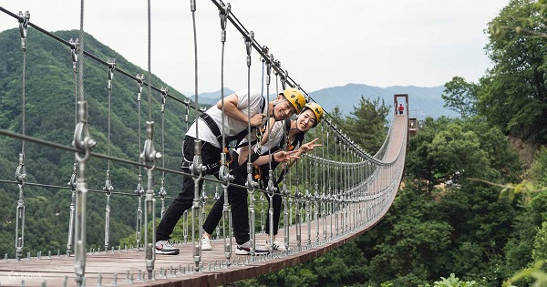 MÙA HÈ HÀN QUỐC - Chơi Gapyeong ziplining