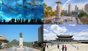 Seoul là điểm khởi hành của một nhóm gồm 168 hòn đảo, một số được nối với thành phố bằng cơ sở hạ tầng như Cầu Incheon phá kỷ lục, và những hòn